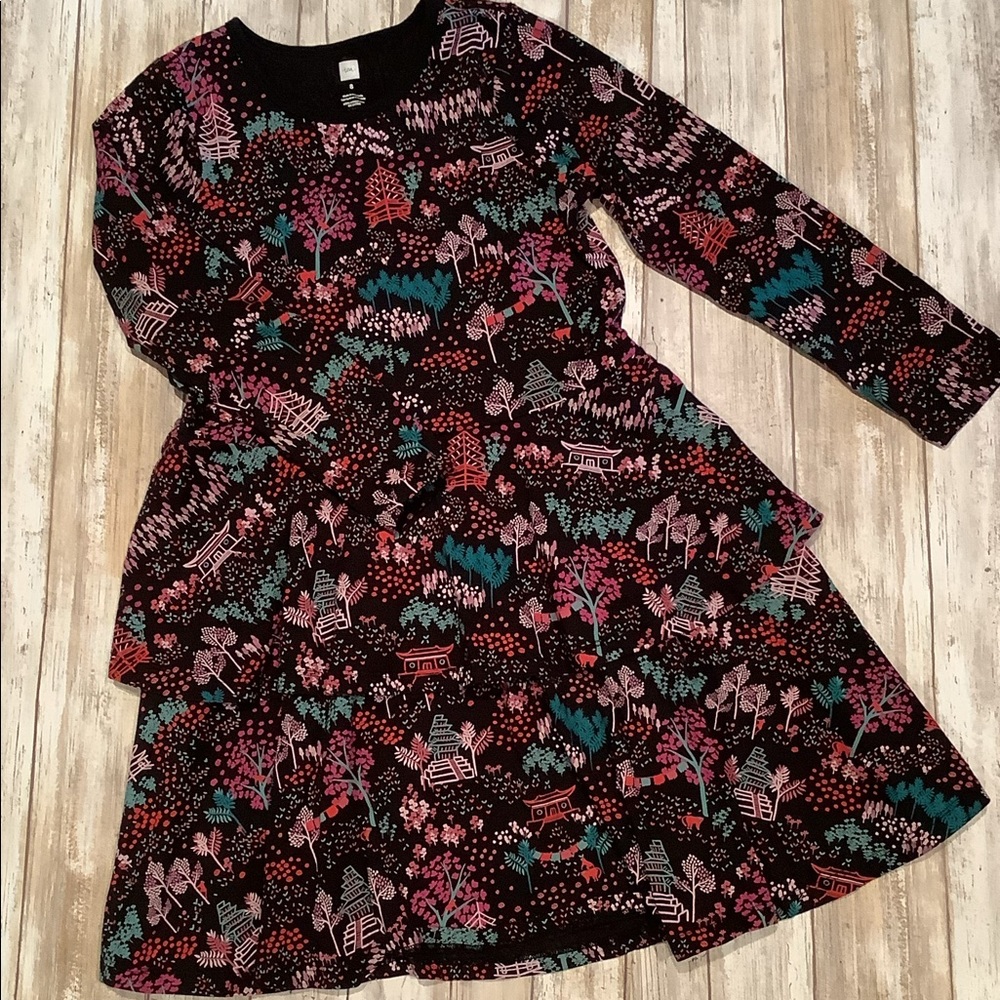 Tea Collection Tiered Peplum Dress
